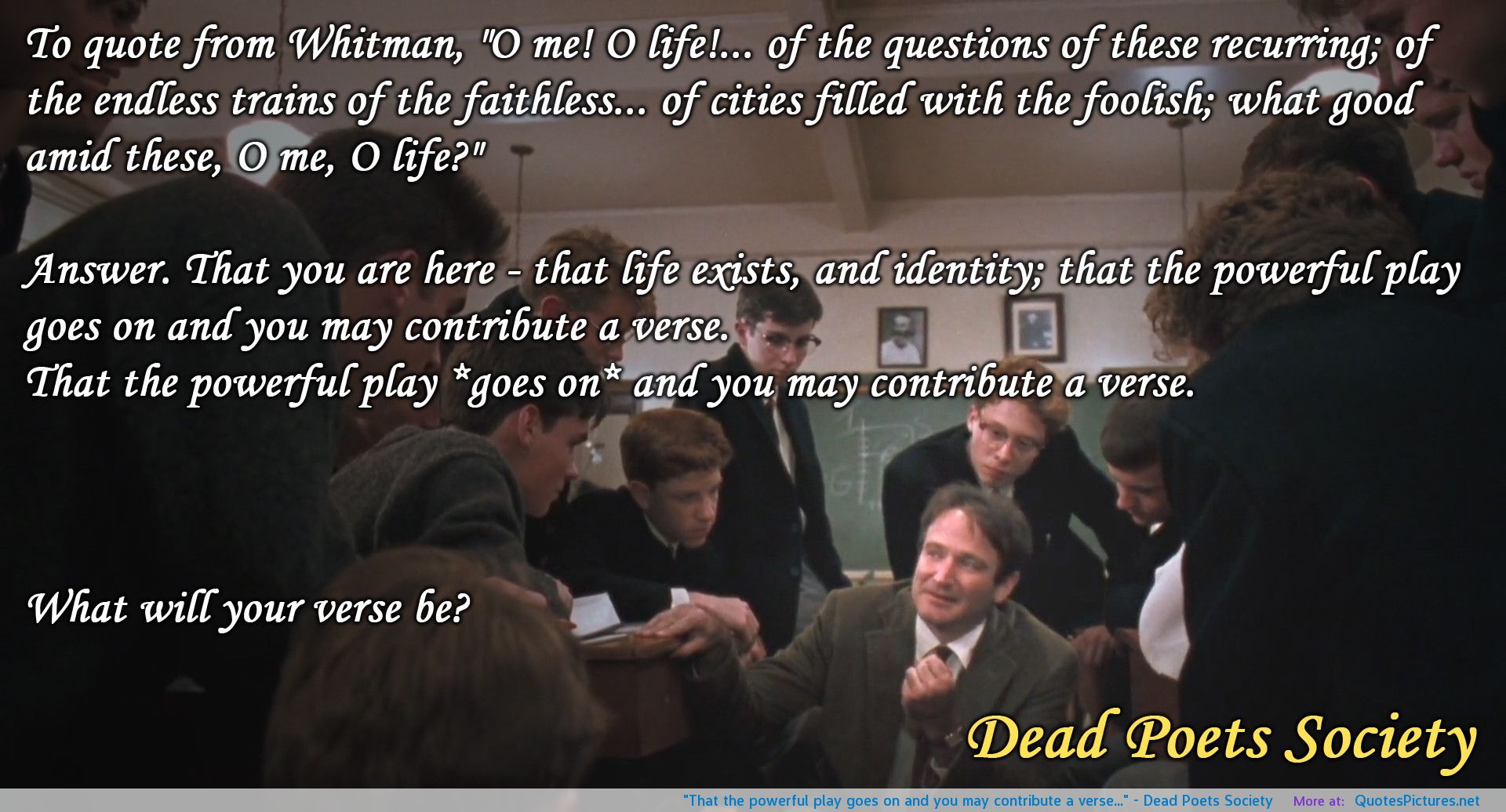 Robin Williams Dead Poets Society